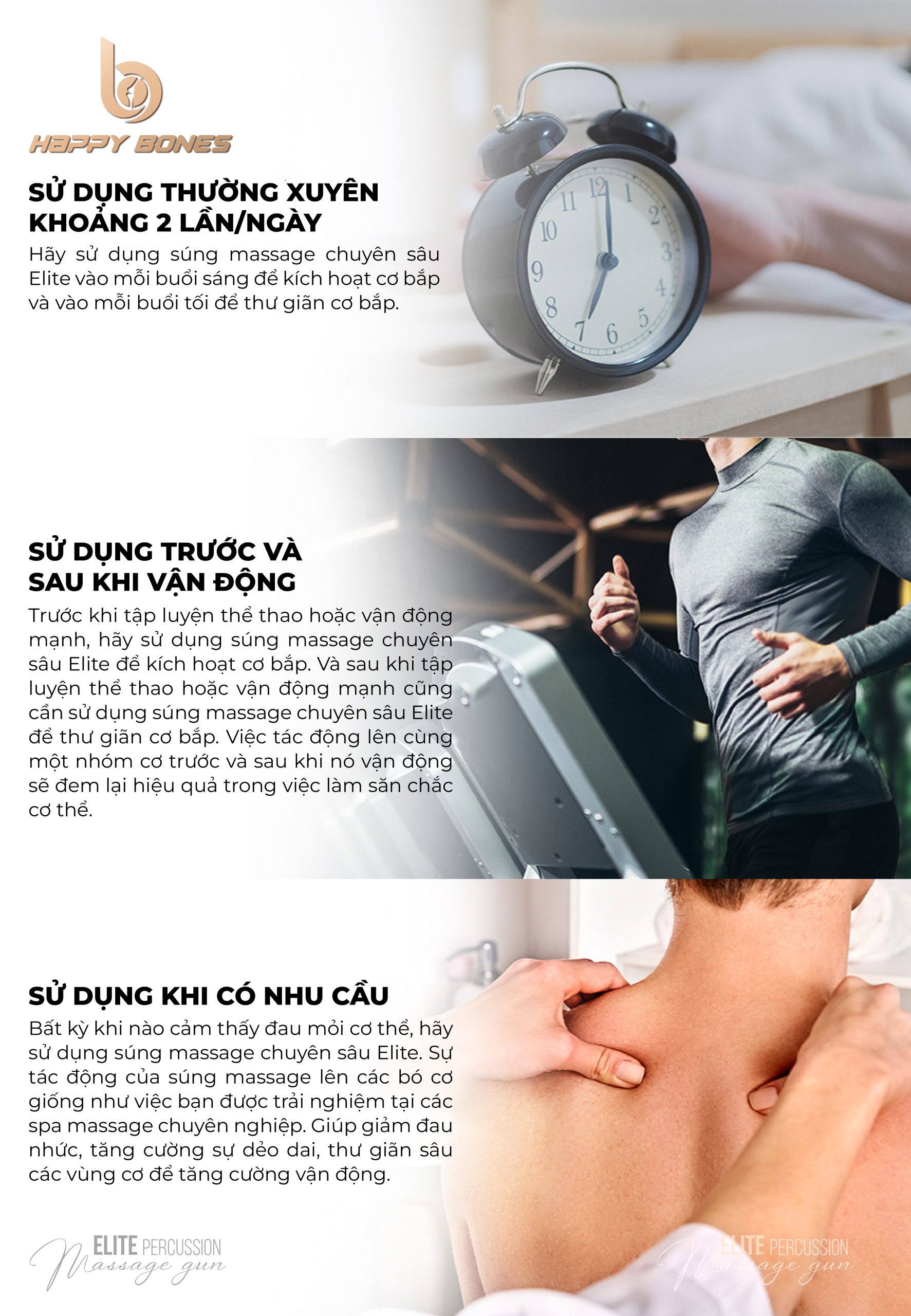 massage cầm tay Happy Bones